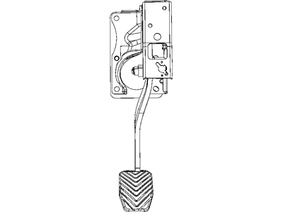 Chrysler 5105522AF PEDAL Brake