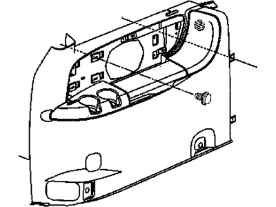Dodge 4706606 LATCH Storage Bin Lid