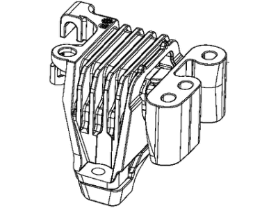 Jeep Compass Engine Mount - 68252999AB
