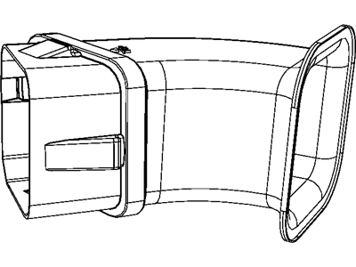 Dodge 53032049AB DUCT Ambient Air