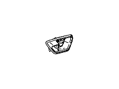 Dodge 1TX38DX9AC BEZEL Remote Handle