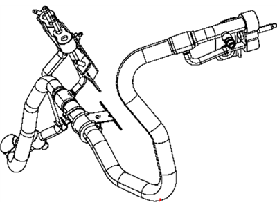 2014 Jeep Cherokee A/C Hose - 68103268AD