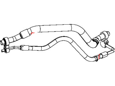 Jeep Cherokee A/C Hose - 68103257AB