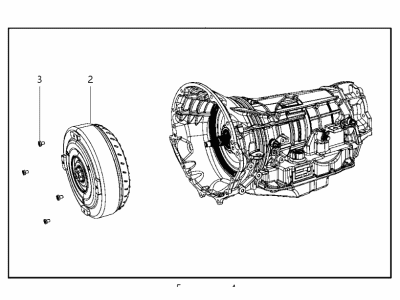 Ram RL143546AE TRANSMISSION KIT With Torque Converter