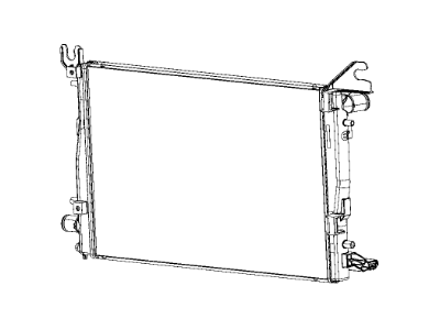 Mopar 52014721AB Auxiliary Radiator