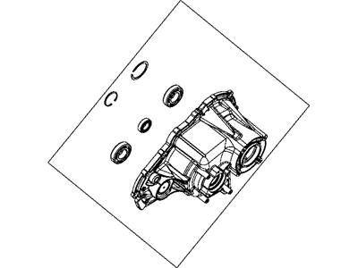 Dodge 68071230AB CASE HALF Rear