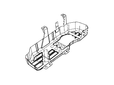 Jeep 52125117AE SKID PLATE Fuel Tank