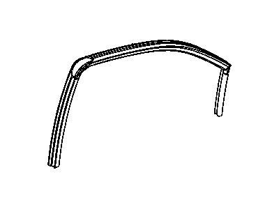 Chrysler 55362096AF SEAL Front Door Glass Run