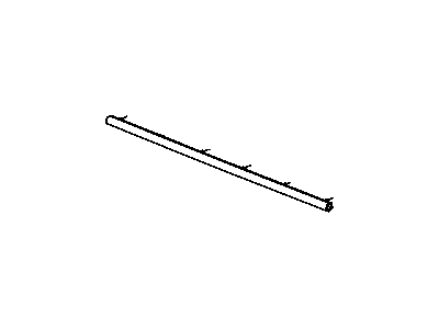 Mopar 68040043AB Lower Weatherstrip, Rear