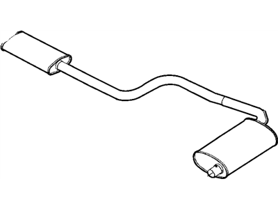 Dodge Intrepid Muffler - 4581377AB