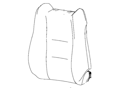 Jeep 6RL68LA3AA COVER Front Seat Back