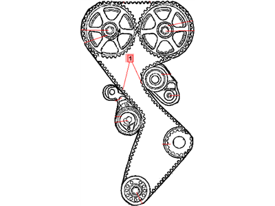 Chrysler Cirrus Timing Belt - TB000265