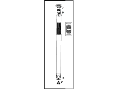 2020 Ram 1500 Drive Shaft - 52123615AA