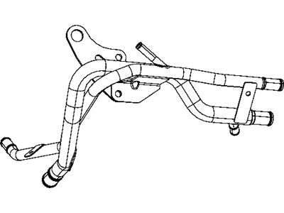 Chrysler 4884296AC TUBE Heater Core Weldment