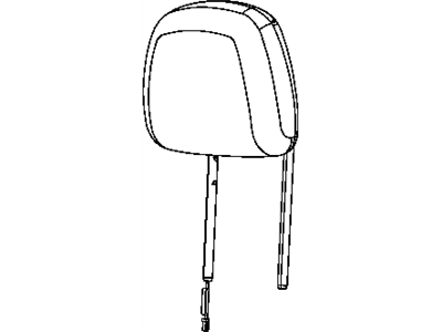 Mopar 1WU31DX9AA Headrest Front
