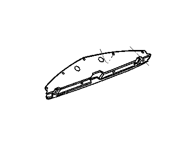 Mopar 5288555AB Air Deflector, Front