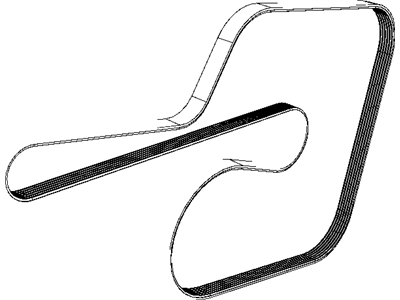 Dodge 4627031AA BELT Serpentine