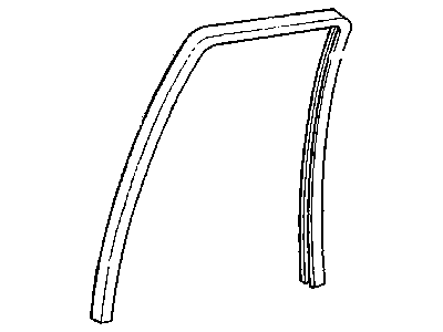 1998 Jeep Grand Cherokee Weather Strip - 55255459AB