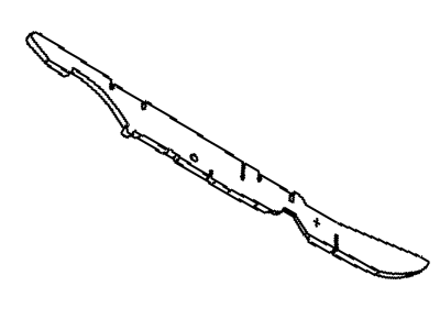 Dodge 55277182AC SEAL Fender To Cowl