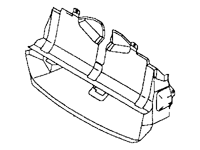Chrysler MB909679 DUCT Front Bumper Air Guide