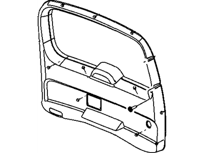 Mopar 1FD91BD1AA Panel Access
