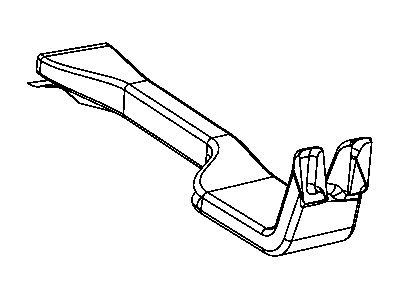 Mopar 68213457AA Supply Duct, Center