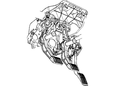Dodge 68052275AA PAD Pedal