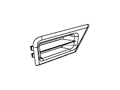 Jeep 1FC54ZJ3AB GRILLE Lower