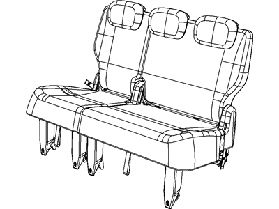 Mopar 68028748AA Frame Seat Cushion 40% Includes Motor