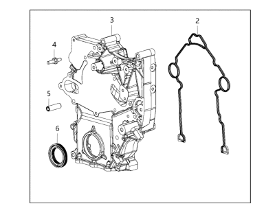 Ram Timing Cover - 68273788AE