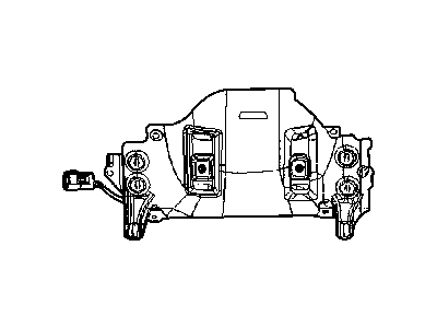 Dodge 4680560AB KNEEBLOCKER Steering Column Opening