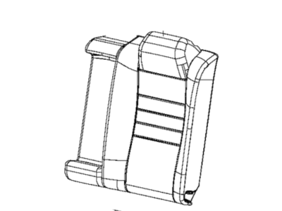 Mopar 5XZ51LA3AA Cover Rear Seat Back Left