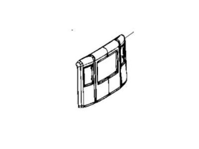 Ram 6RE17DX9AA END CAP Console