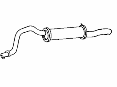 Mopar E0043130 Pipe, Tail W/Muffler