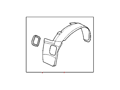 Dodge 4860310 SHIELD Fender