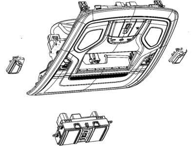 Ram 4500 Dome Light - 6EJ891L1AF