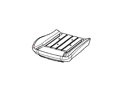 Dodge 1LP67XR4AA COVER Front Seat Cushion