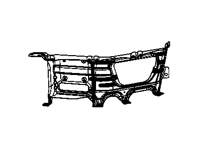 Mopar 68056631AA Bumper Bracket, Front