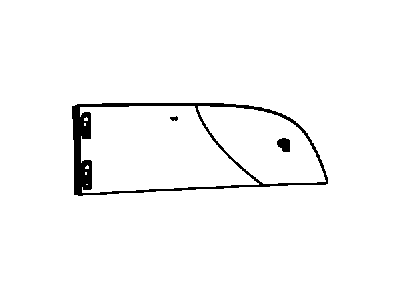 Ram 4894666AF GLASS Quarter Vent Window