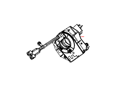 Ram 56046497AD SENSOR Steering Angle/Clockspring Assembly