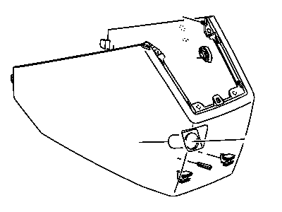 Dodge YD741DVAB HOUSING Console