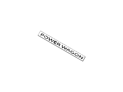 Ram 5182410AA DECAL Hood Power Wagon