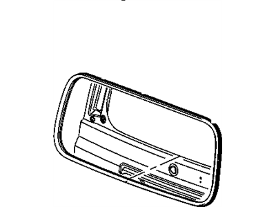 Jeep 55369015AI WEATHERSTRIP Liftgate Glass