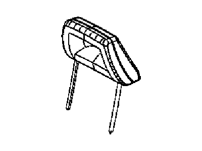 Jeep 1RW80XDVAA HEADREST Front