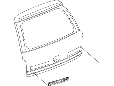 Dodge 55076877AA DECAL Tailgate Dodge