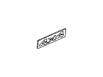 Dodge 55076880AA DECAL Tailgate