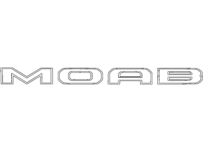 Jeep 6ND602XFAA DECAL Hood MOAB