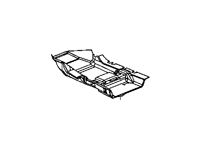 Dodge 1SS27DX9AA CARPET Front Floor Includes Mat Hook on Drivers Side Only