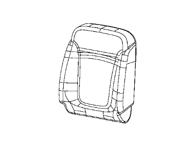 Dodge 5MW32XR4AA COVER Front Seat Back