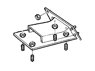 Jeep 6507684AA NUT AND  WASHER Hex M6x1